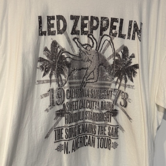 Led Zeppelin White The Song Remains the Same
Graphic Tee XXL - Picture 2 of 8
